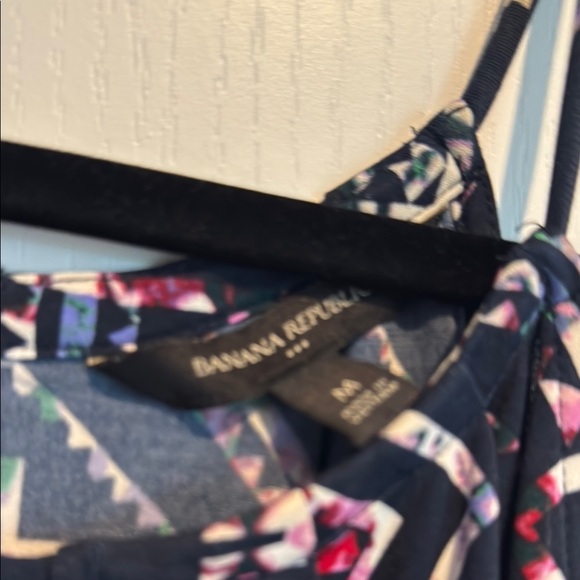 Banana Republic Blue Pink Halter Dress - Picture 2 of 9